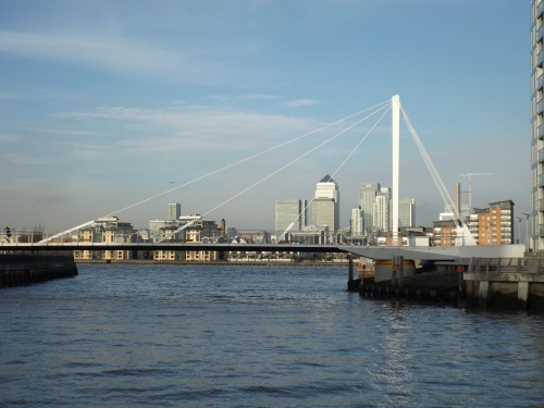 new Deptford Creek footbridge